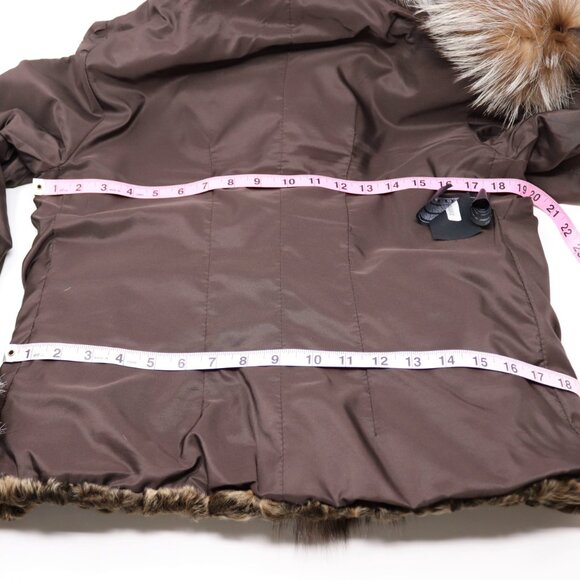 Genuine Karakul Persian Lamb Medium Fox Fur Trim Coat Neiman Marcus $6k - Picture 14 of 14